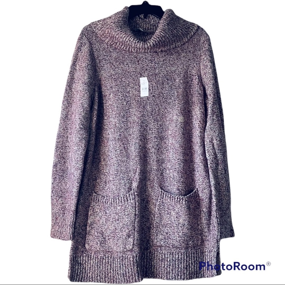 NWT Loft Outlet Melange Cowl Neck Sweater. Pair with leggings & booties! 🍂